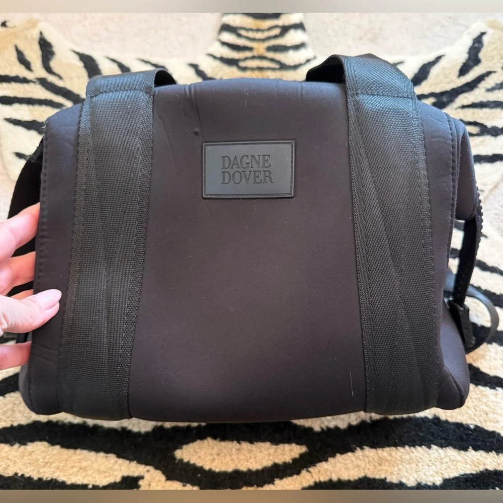 Dagne Dover Landon Neoprene Carryall Bag Small EUC - Picture 2 of 15